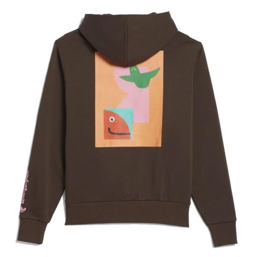 ADIDAS H SHMOOFOIL HOODIE MARRON