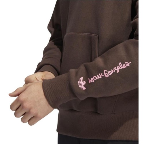 ADIDAS H SHMOOFOIL HOODIE MARRON