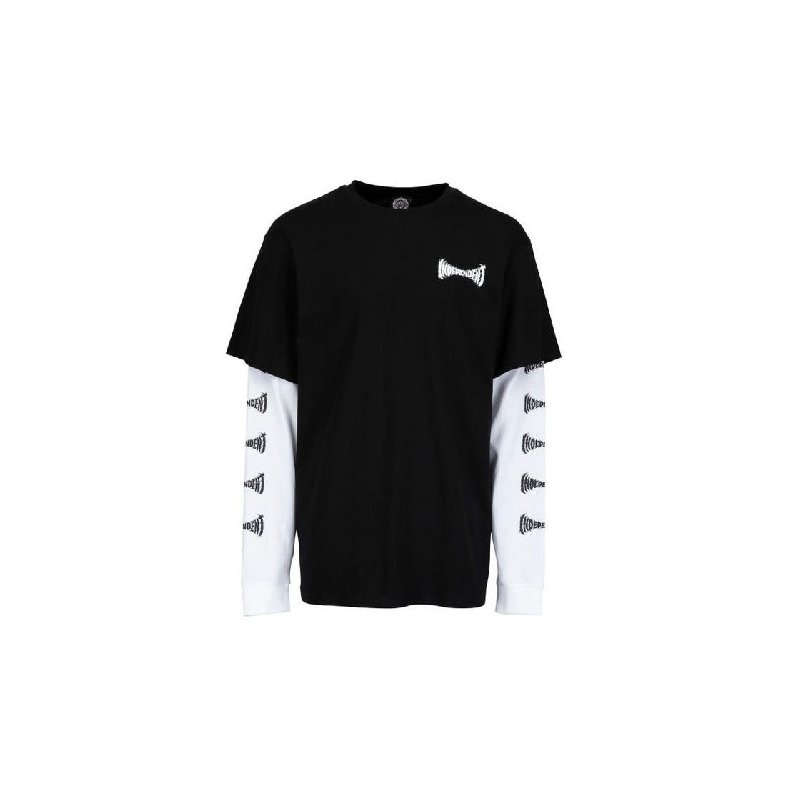 INDEPENDENT METAL SPAN LS TEE NEGRO