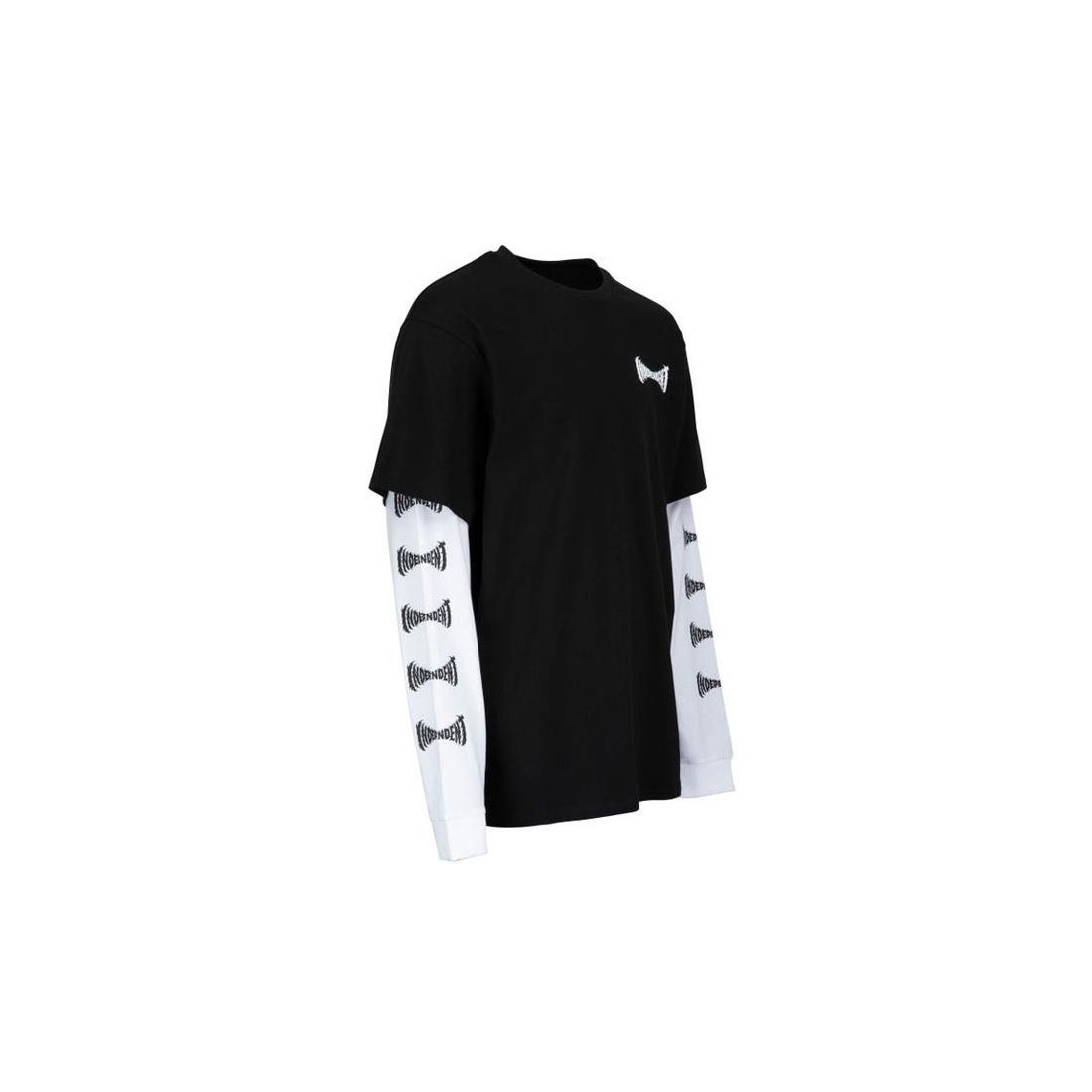 INDEPENDENT METAL SPAN LS TEE NEGRO