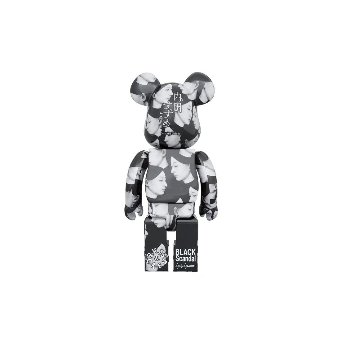 BEARBRICK BLK SCNDAL MULT 400 NEGRO
