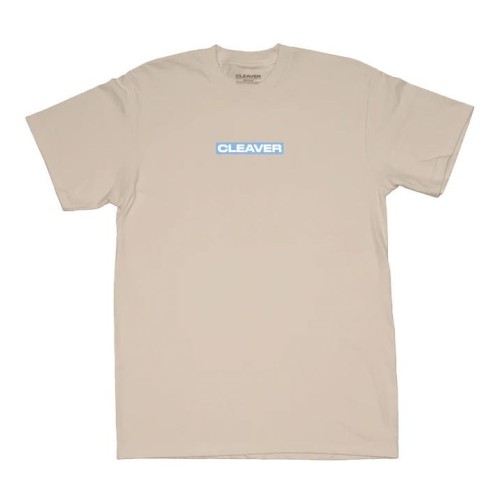 CLEAVER STICKER TEE BEIGE