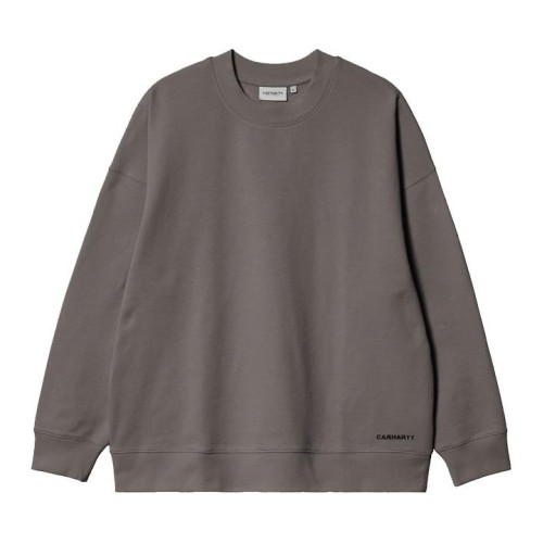 CARHARTT WIP LINK SCRIPT SWEAT GRIS