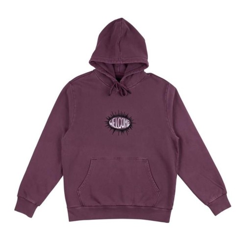 WELCOME BURST HOODIE VIOLETA