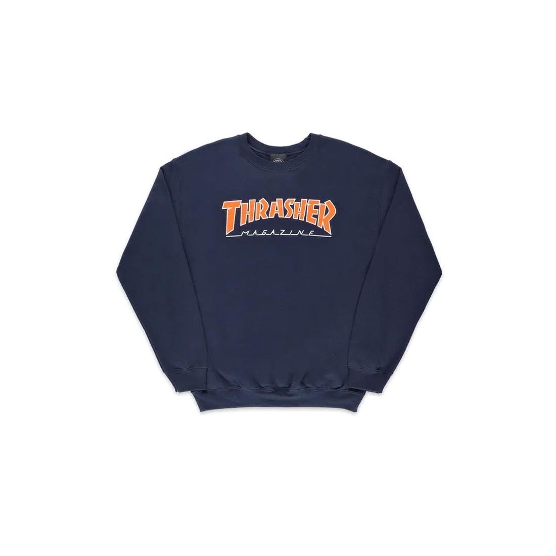 THRASHER OUTLINED CREW AZUL MARINO