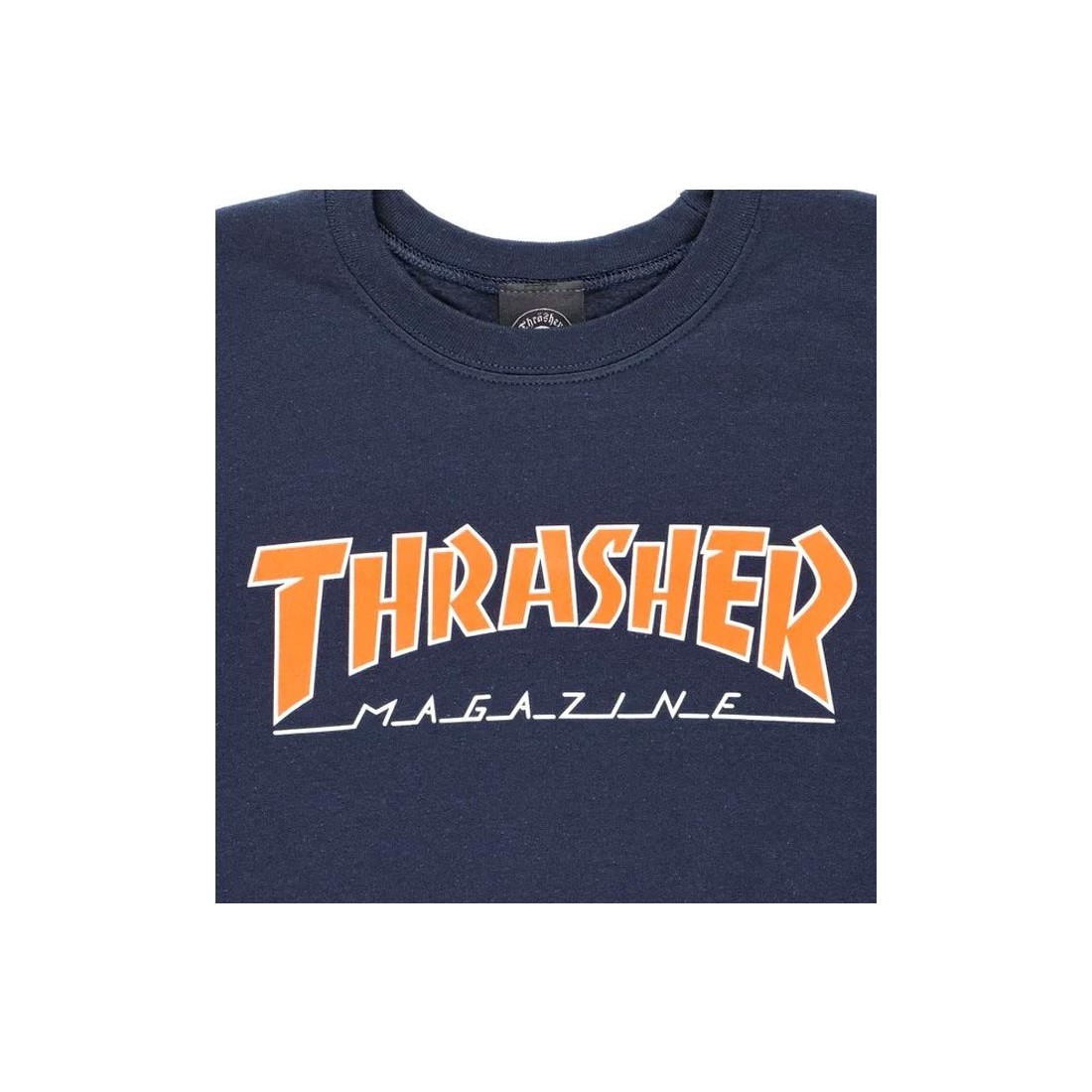 THRASHER OUTLINED CREW AZUL MARINO
