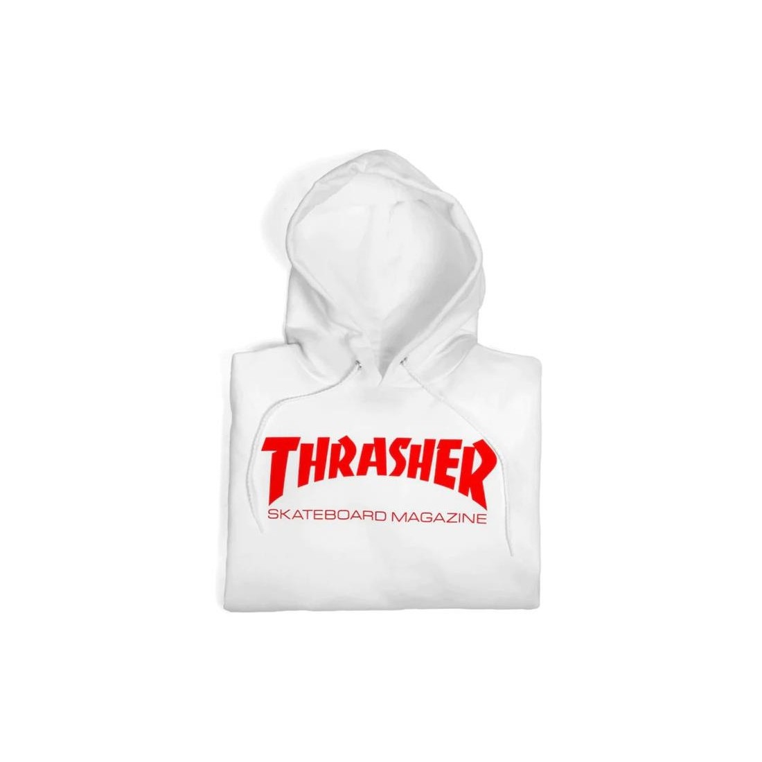 THRASHER SKATE MAG HOODIE BLANCO