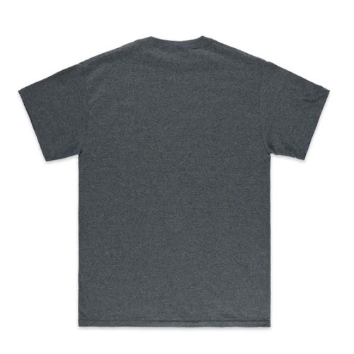 THRASHER FLAME LOGO TEE GRIS