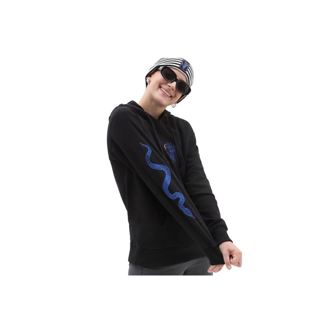 VANS BREANA SKATE FLEECE HOOD NEGRO