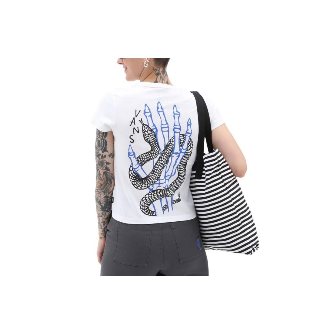 VANS BREANA SKATE MINI TEE BLANCO