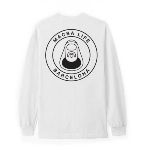 MACBA LIFE OG LOGO LS BLANCO