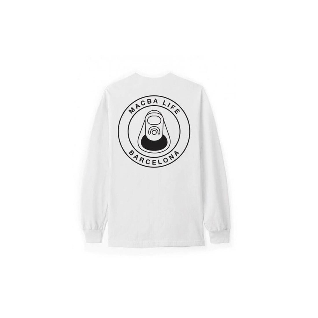 MACBA LIFE OG LOGO LS BLANCO