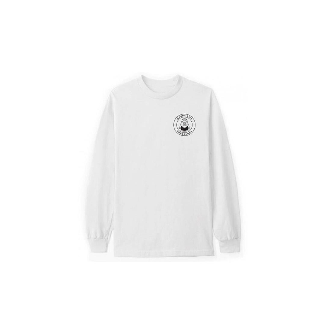 MACBA LIFE OG LOGO LS BLANCO