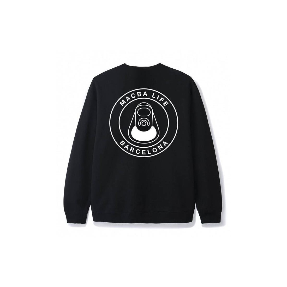 MACBA LIFE OF LOGO CREWNECK NEGRO