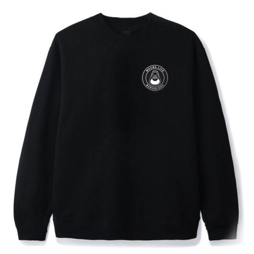 MACBA LIFE OF LOGO CREWNECK NEGRO 2
