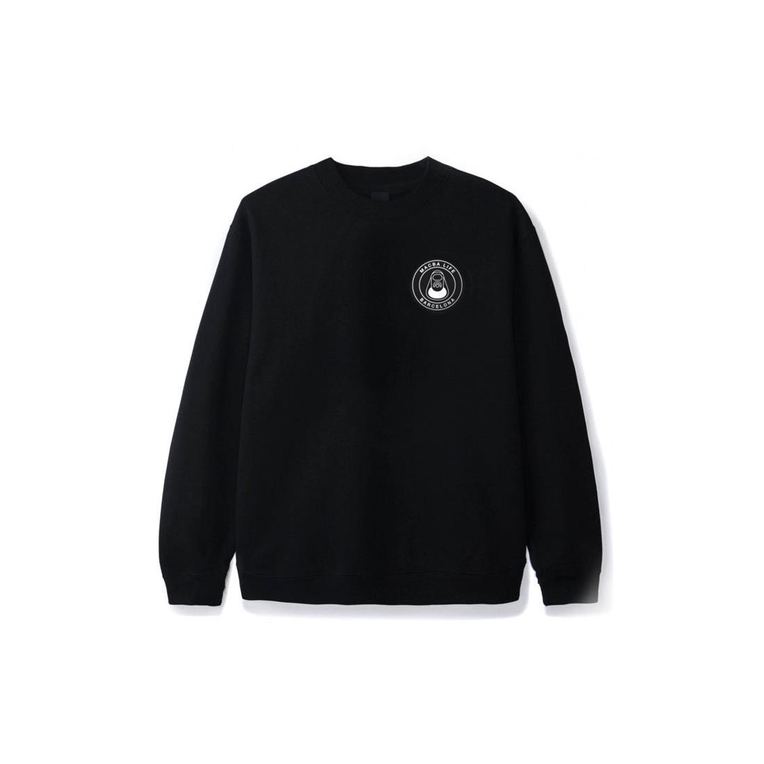 MACBA LIFE OF LOGO CREWNECK NEGRO