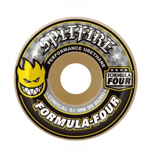 SPITFIRE F4 99 YLLW PRNT 54MM BLANCO