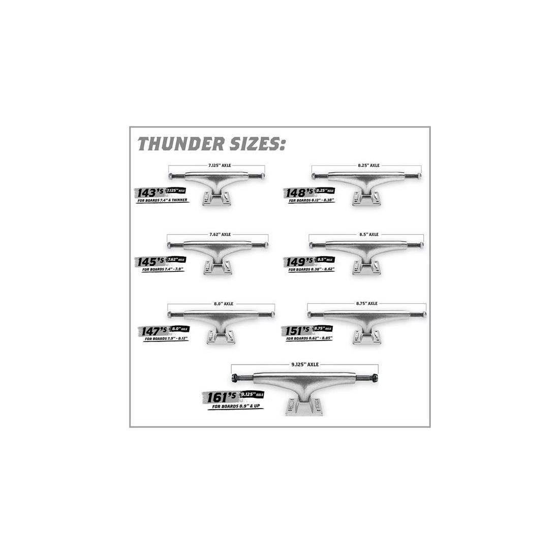 THUNDER 149 TEAM POLISHED PLATA