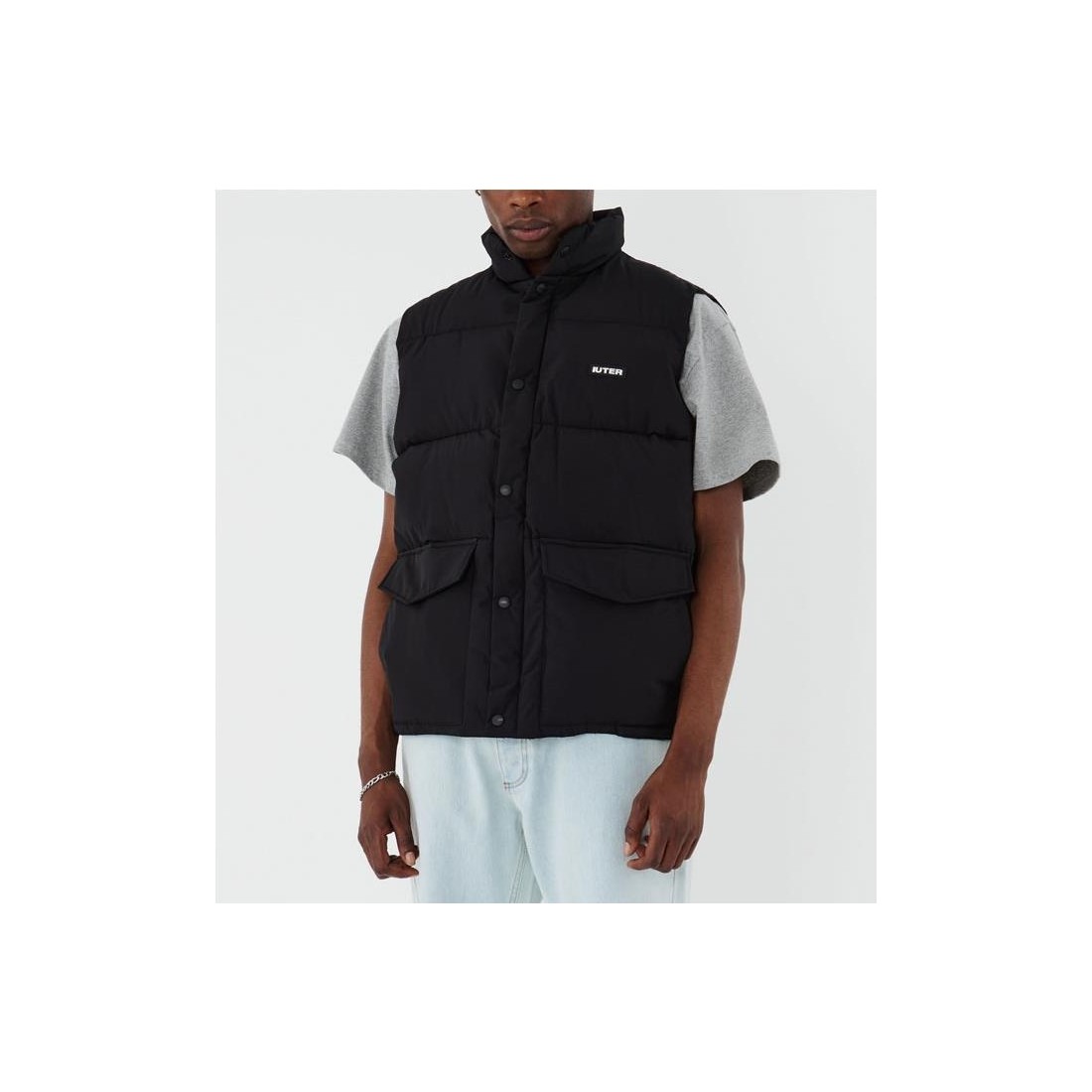 IUTER PUFF VEST NEGRO