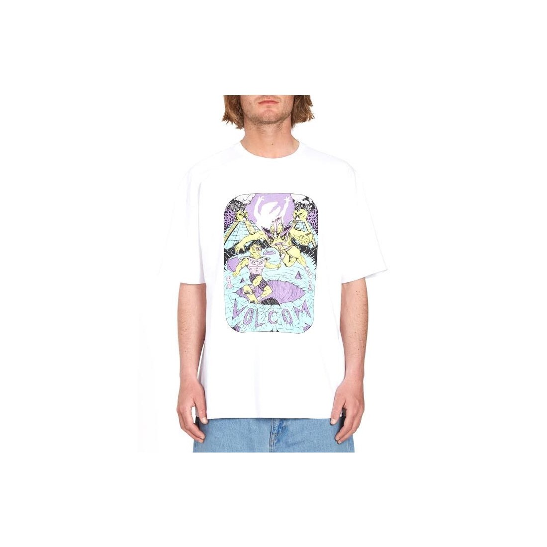 VOLCOM SANAIR LSE TEE BLANCO