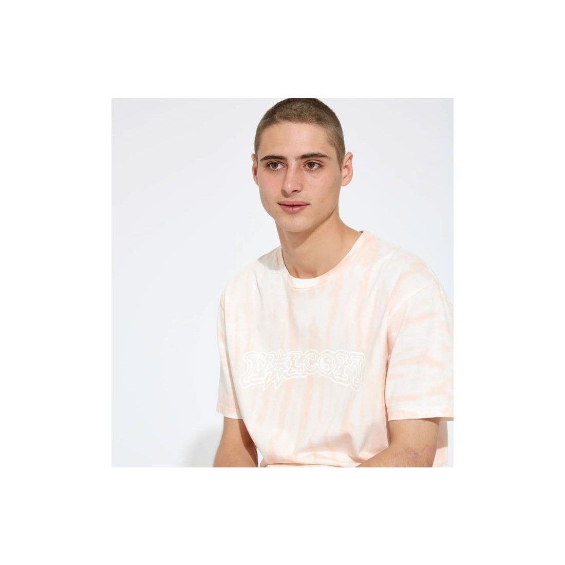 VOLCOM TRIPPIN DYE TEE NARANJA