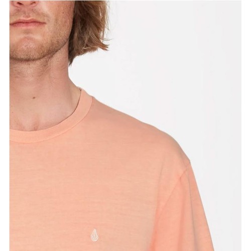 VOLCOM SOLID STONE EMB TEE NARANJA