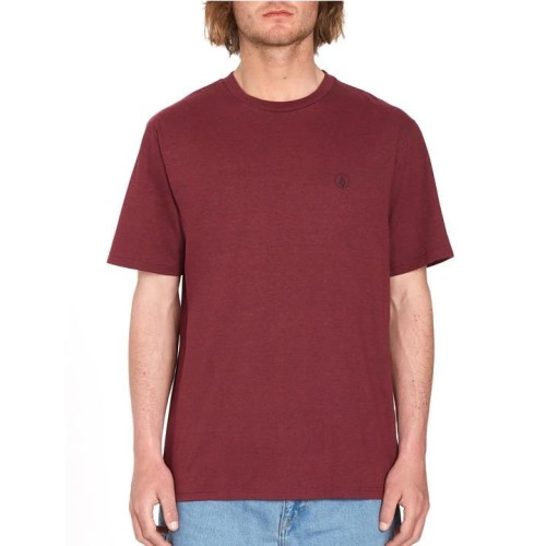 VOLCOM CIRCLE BLANKS HTH TEE GRANATE