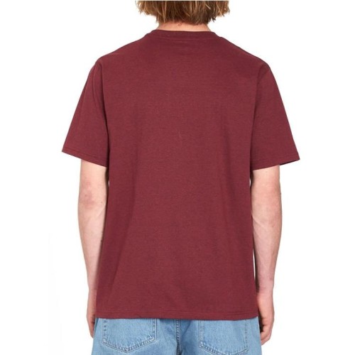 VOLCOM CIRCLE BLANKS HTH TEE GRANATE