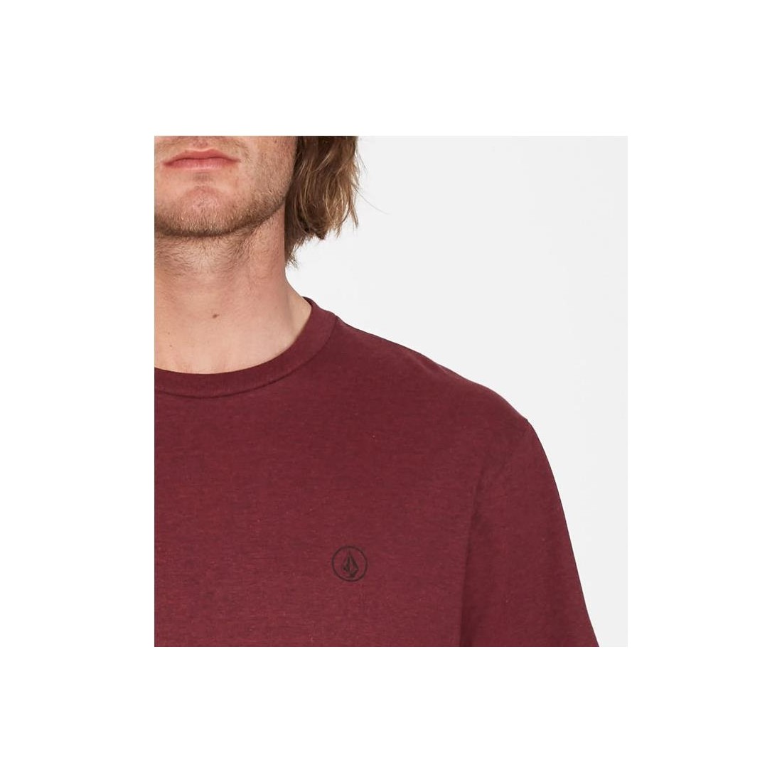 VOLCOM CIRCLE BLANKS HTH TEE GRANATE