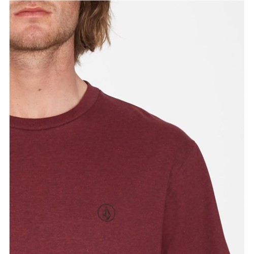 VOLCOM CIRCLE BLANKS HTH TEE GRANATE