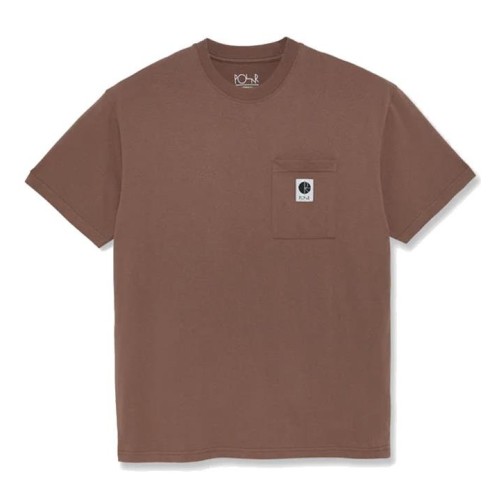 POLAR POCKET TEE MARRON