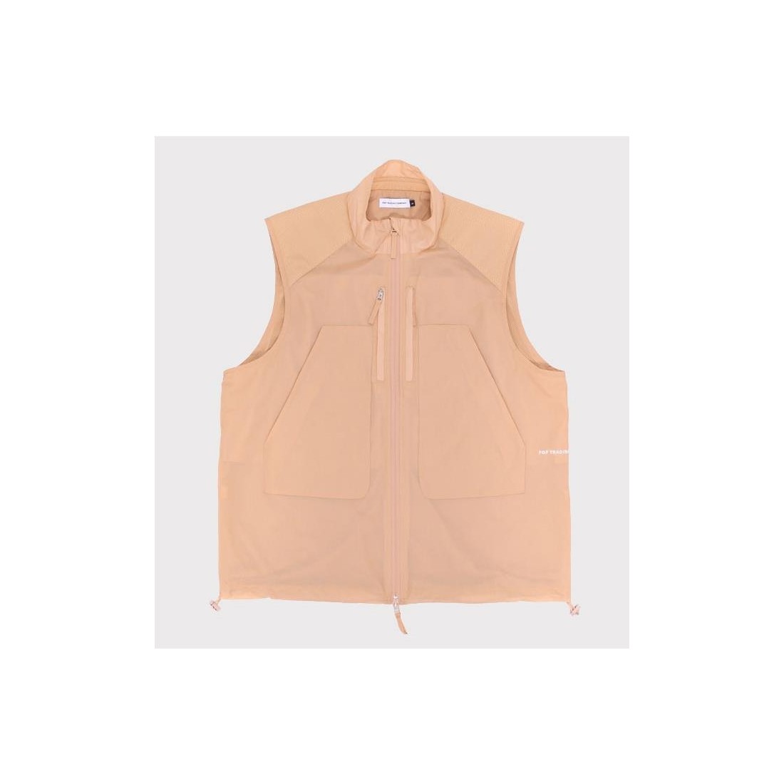 POP TRADING SAFARI VEST BEIGE