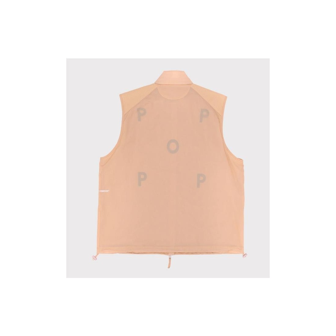 POP TRADING SAFARI VEST BEIGE