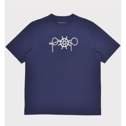 POP TRADING CAPTAIN TEE AZUL