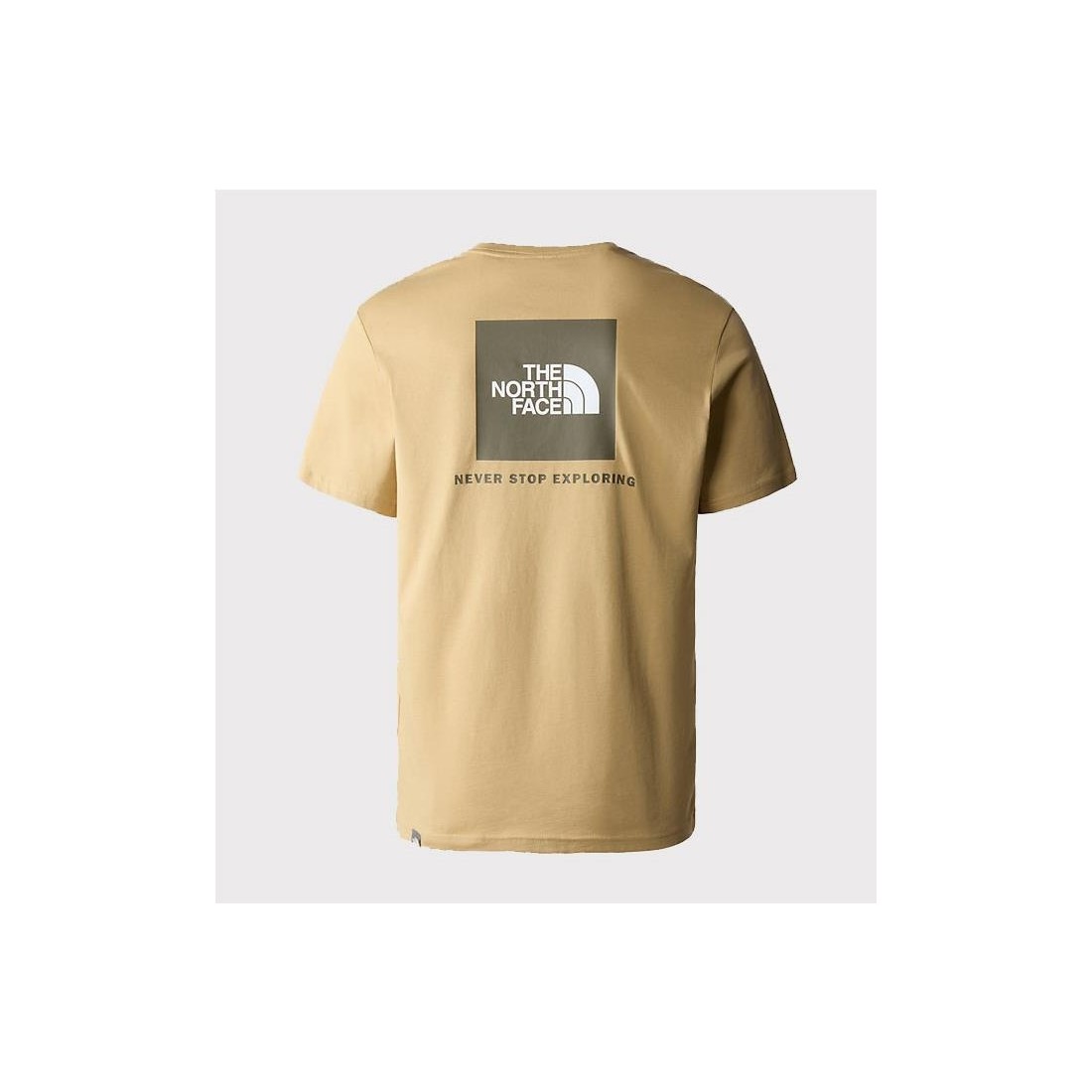 THE NORTH FACE RED BOX TEE KHAKI