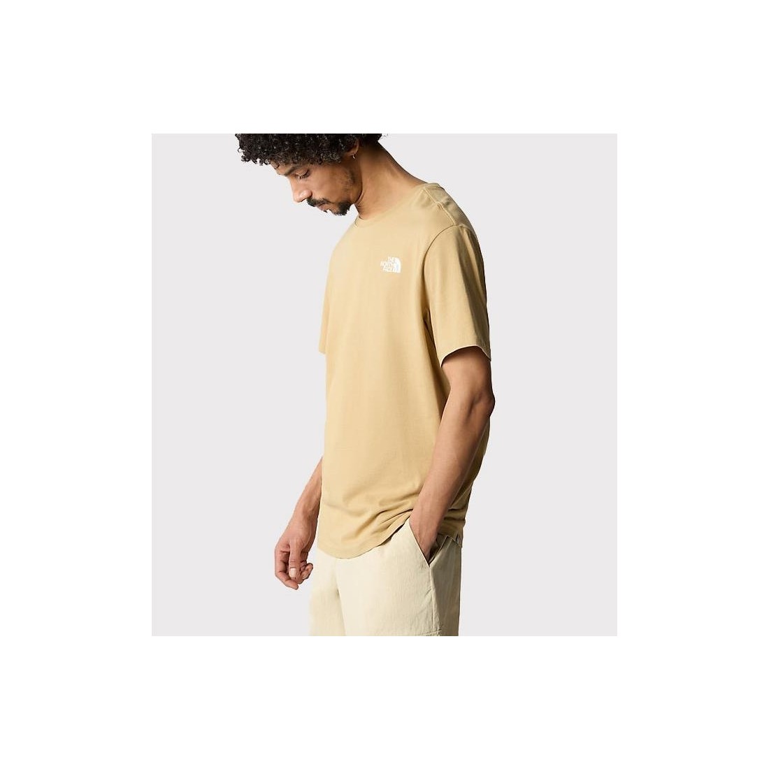 THE NORTH FACE RED BOX TEE KHAKI