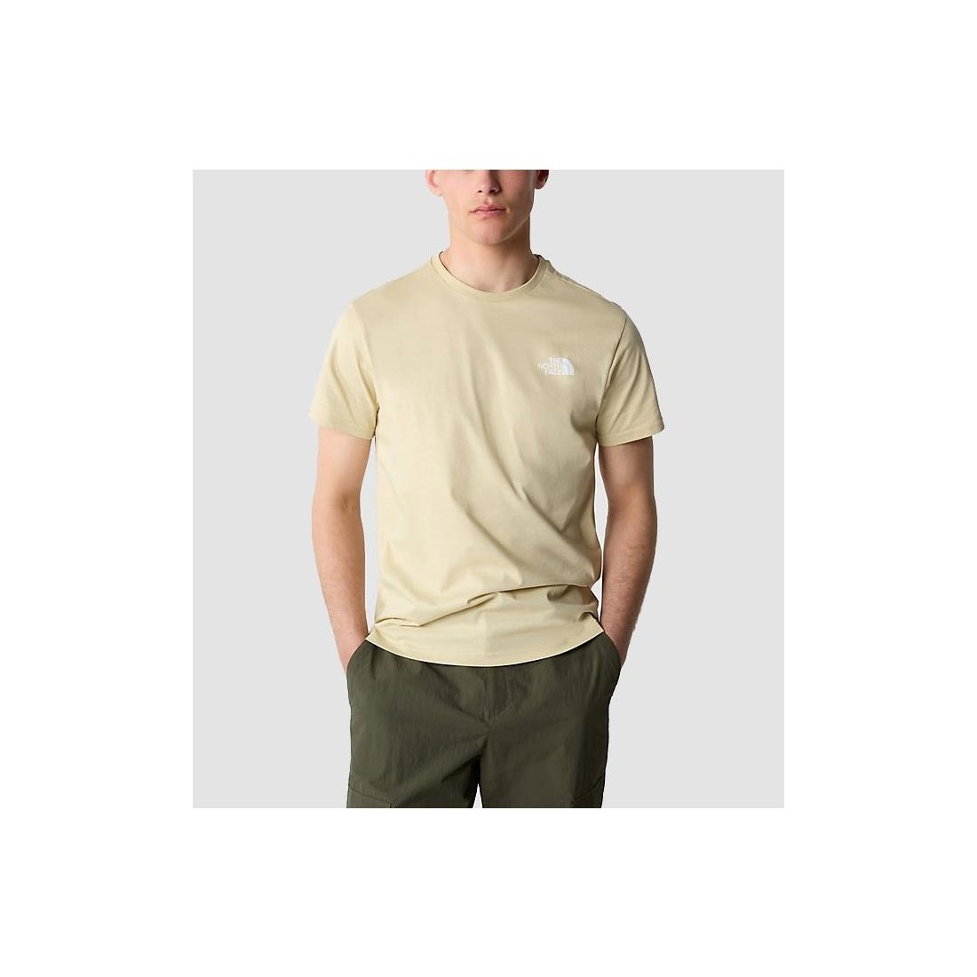 THE NORTH FACE SIMPLE DOME TEE BEIGE