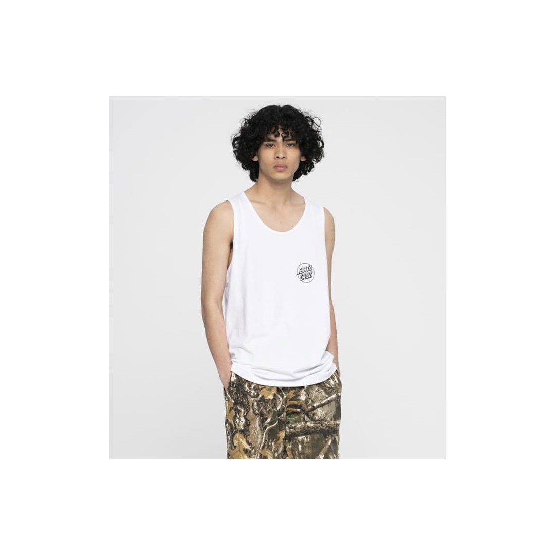 SANTA CRUZ SCREAMING HAND VEST BLANCO