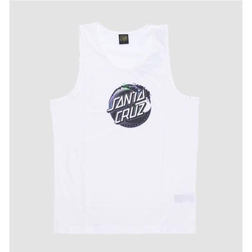 SANTA CRUZ HOLO WAVE DOT VEST BLANCO