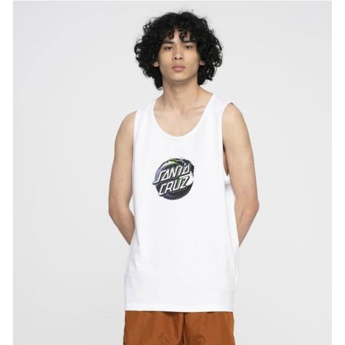 SANTA CRUZ HOLO WAVE DOT VEST BLANCO