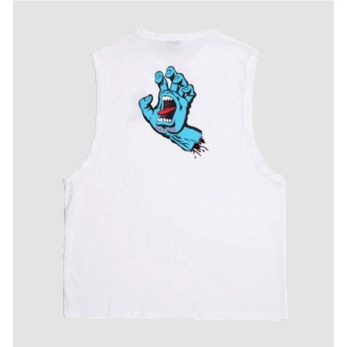 SANTA CRUZ SCREAMING HAND VEST BLANCO