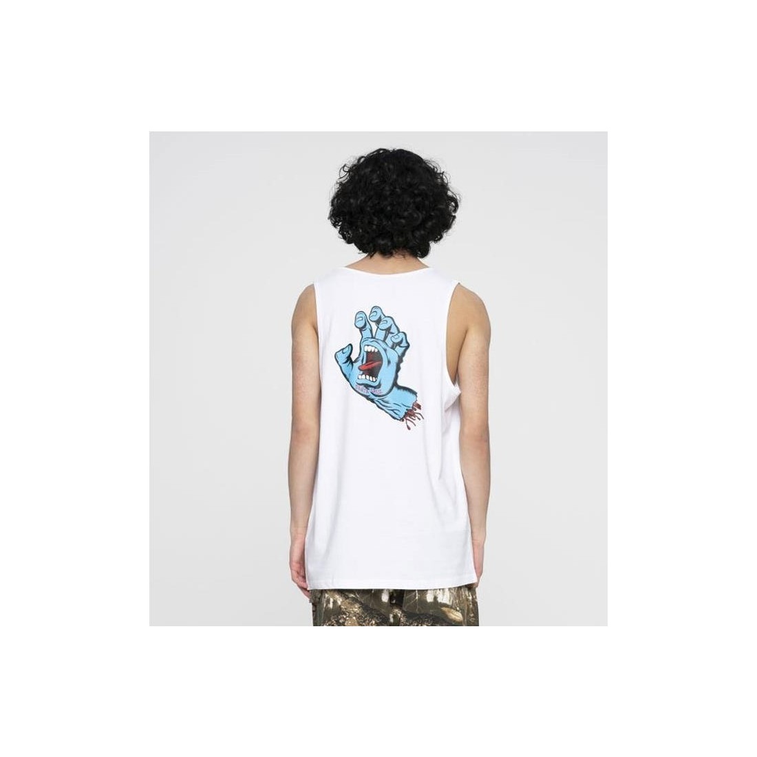 SANTA CRUZ SCREAMING HAND VEST BLANCO