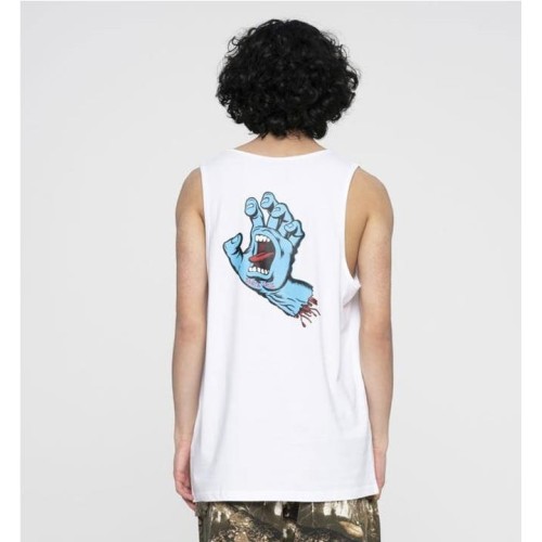SANTA CRUZ SCREAMING HAND VEST BLANCO