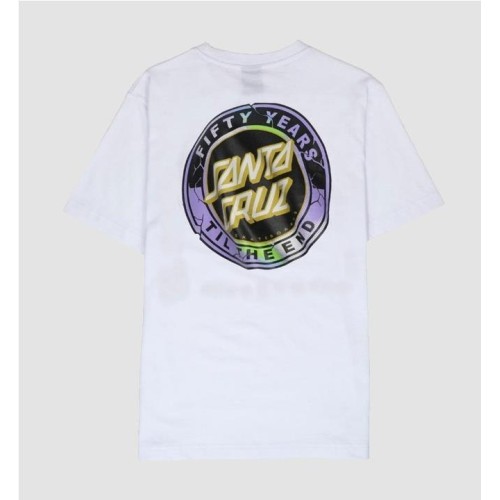 SANTA CRUZ 50TH TTE DOT TEE BLANCO