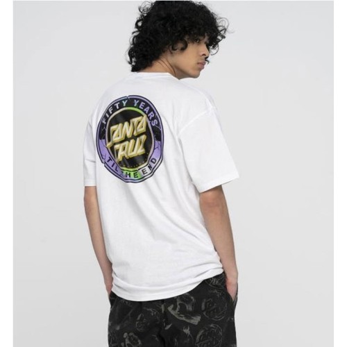 SANTA CRUZ 50TH TTE DOT TEE BLANCO