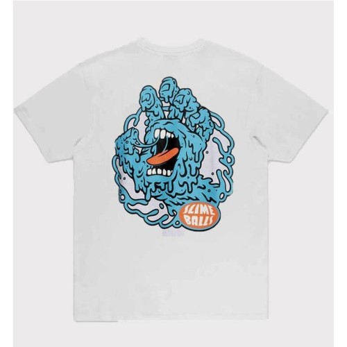 SANTA CRUZ SCREAMER TEE BLANCO