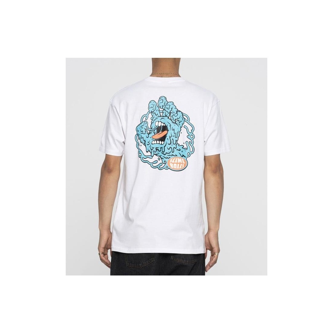 SANTA CRUZ SCREAMER TEE BLANCO