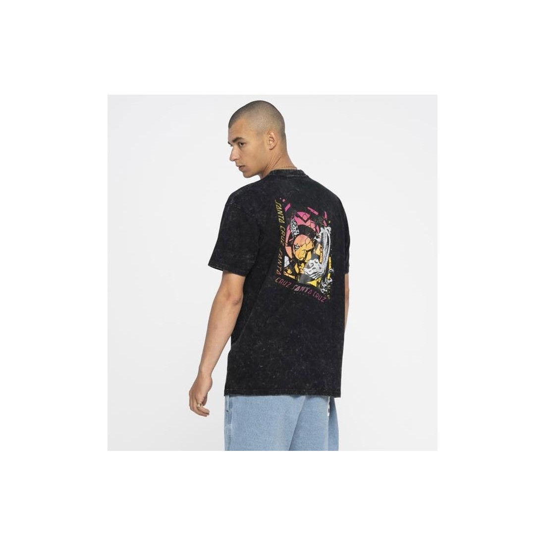 SANTA CRUZ ROSKOPP BREAK TEE NEGRO