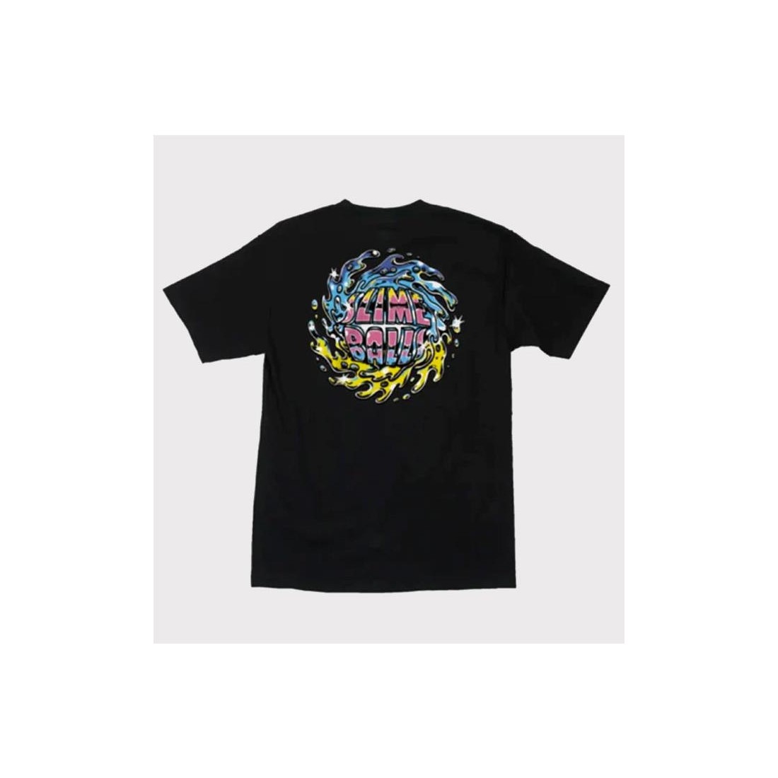SANTA CRUZ SB LOGO CHROME TEE NEGRO