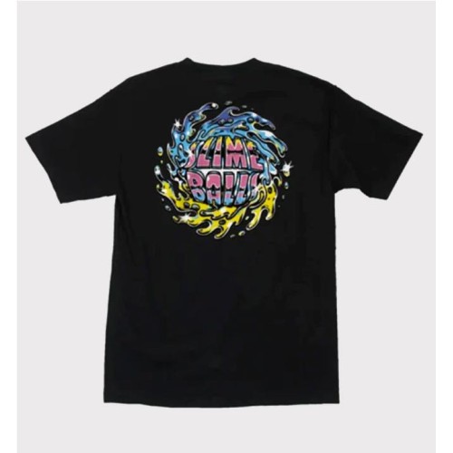 SANTA CRUZ SB LOGO CHROME TEE NEGRO